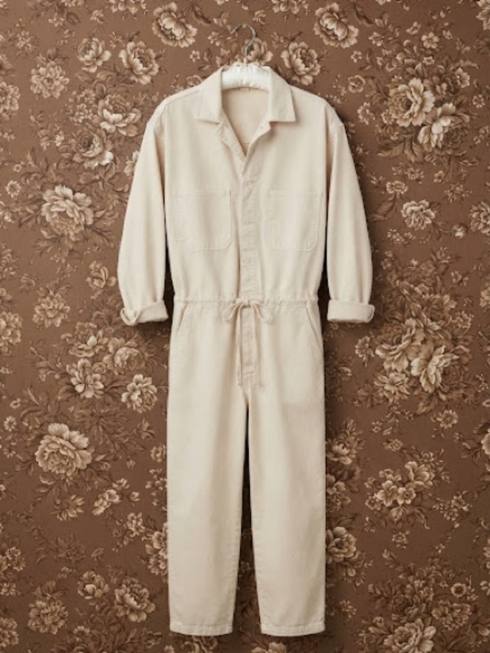Levi's Cream Utility Jumpsuit-Style Jacket